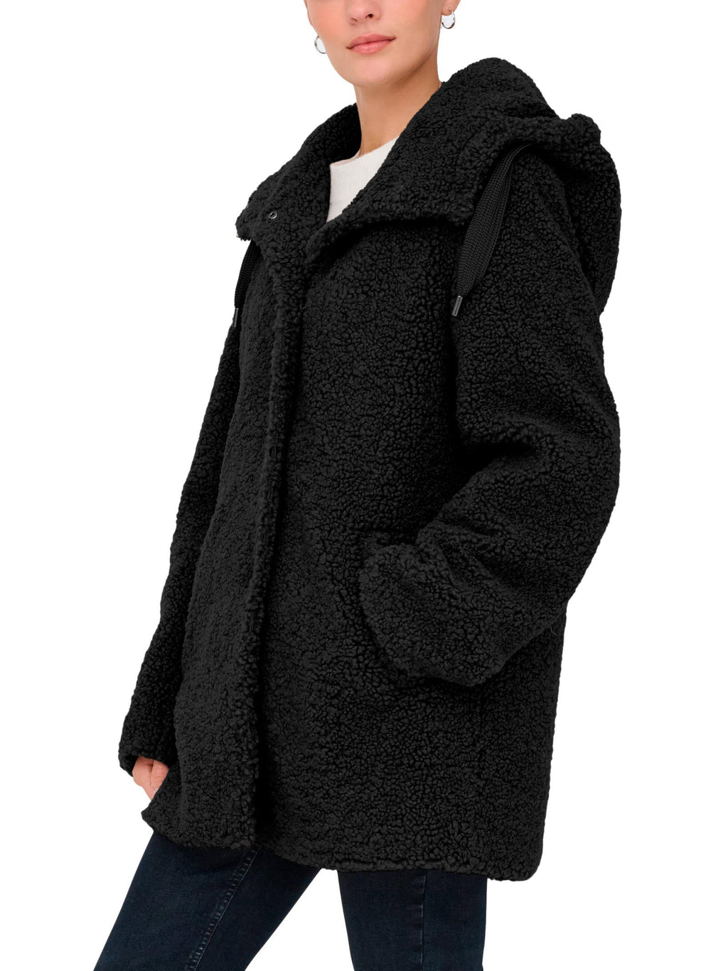 Cappotto Only Mina Nero teddy 15356909 /Black ONLY 