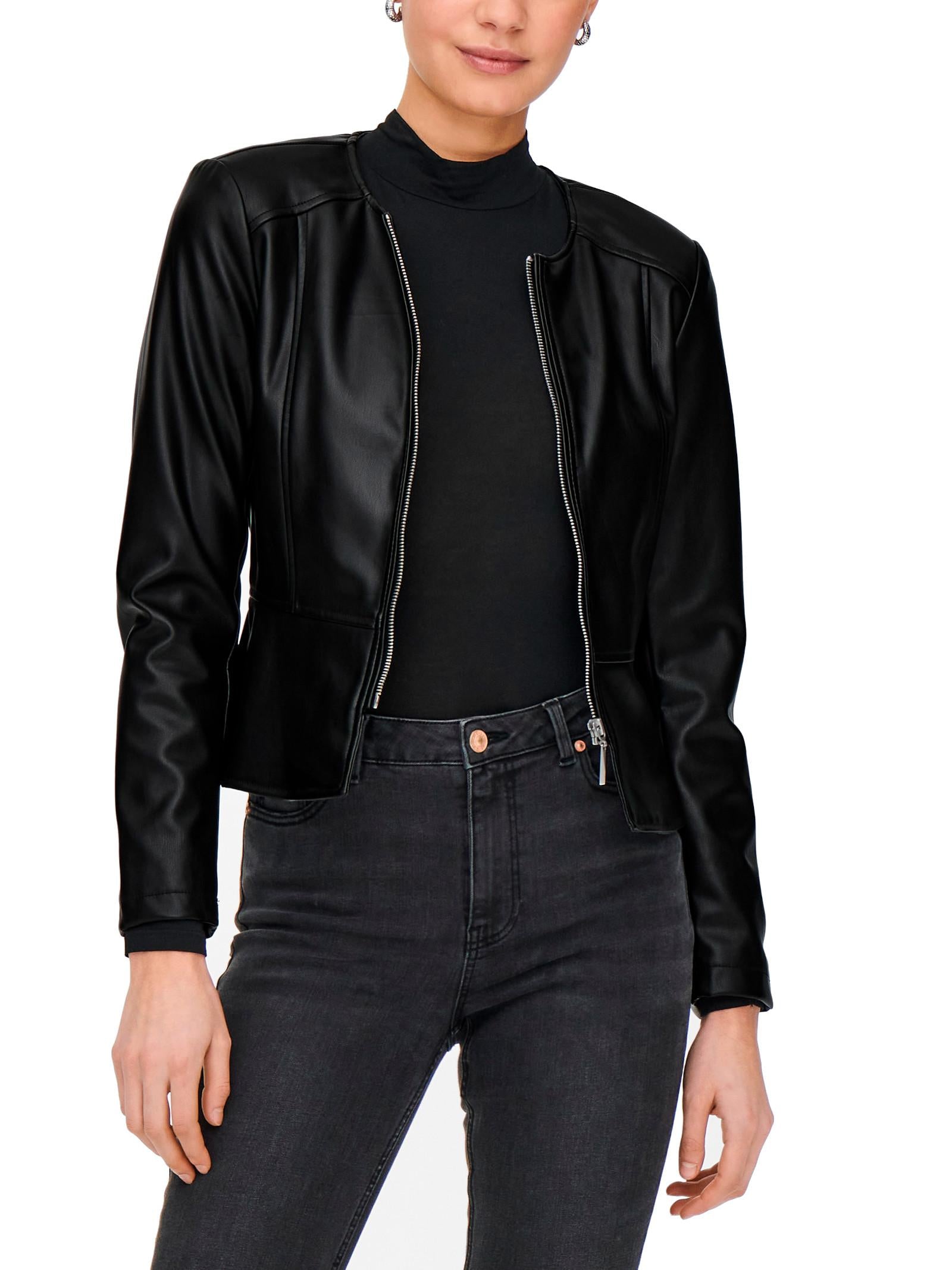 Giubbotto Only Sarami Nero Ecopelle 15242271 /Black ONLY 