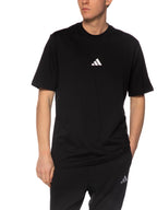 T-shirt Adidas Nero logo piccolo JE9024 NERO ADIDAS 