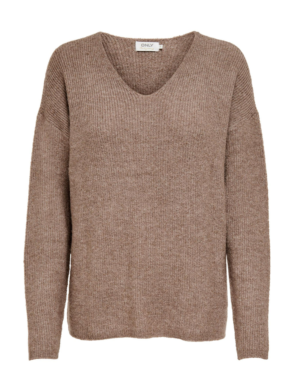 Maglia Only Camilla Nocciola scollo a V 15204588 /Caribou ONLY 