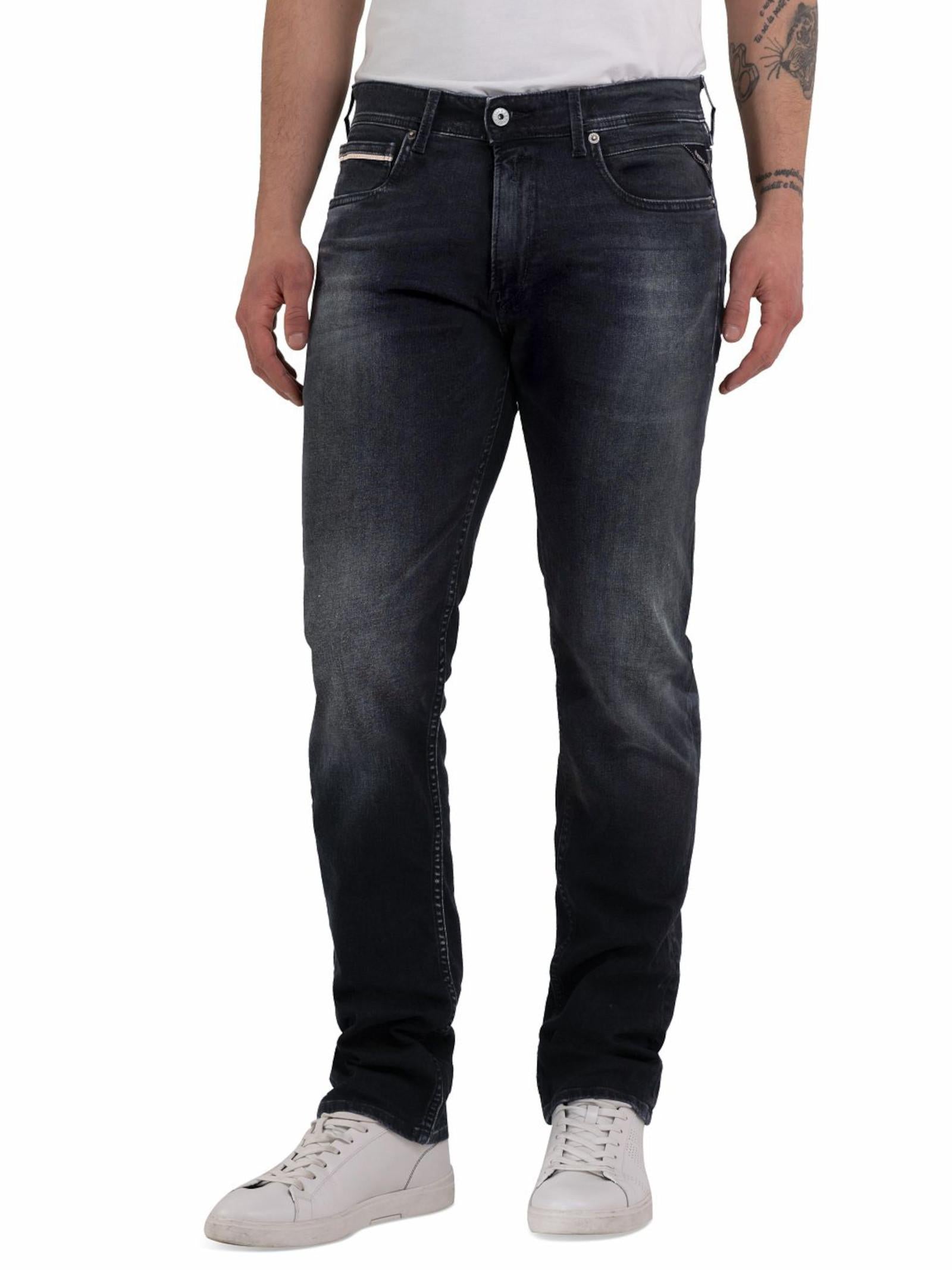 Jeans Replay Grover Nero MA972 103C36097 REPLAY 