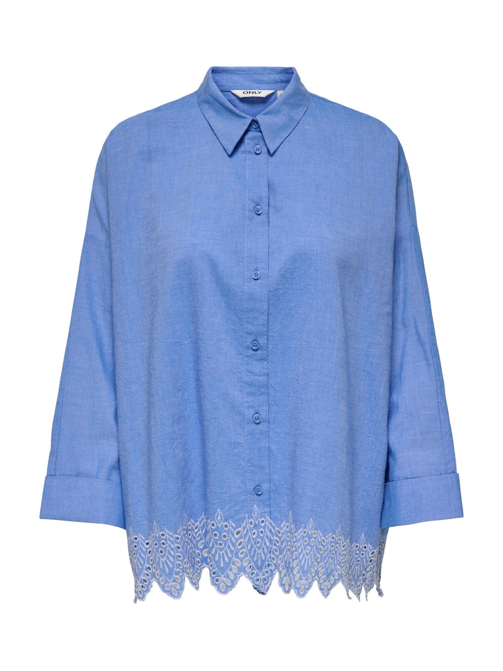 Camicia Only Graces Azzurro sangallo 15343165 /Blue Bonnet ONLY 