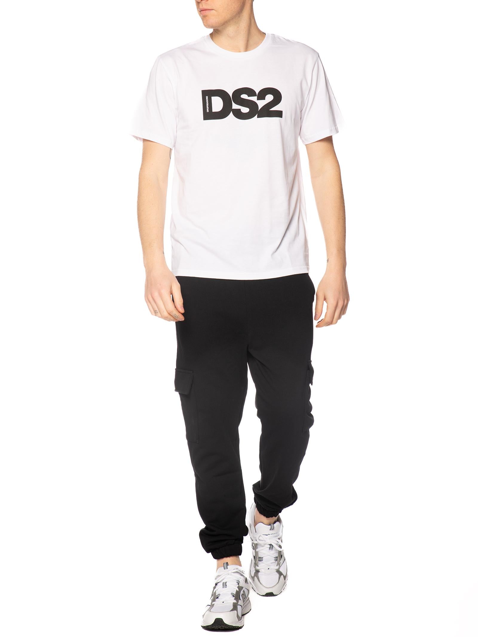 T-shirt DS2 Bianco stampa big SS26272 BIANCO DS2 