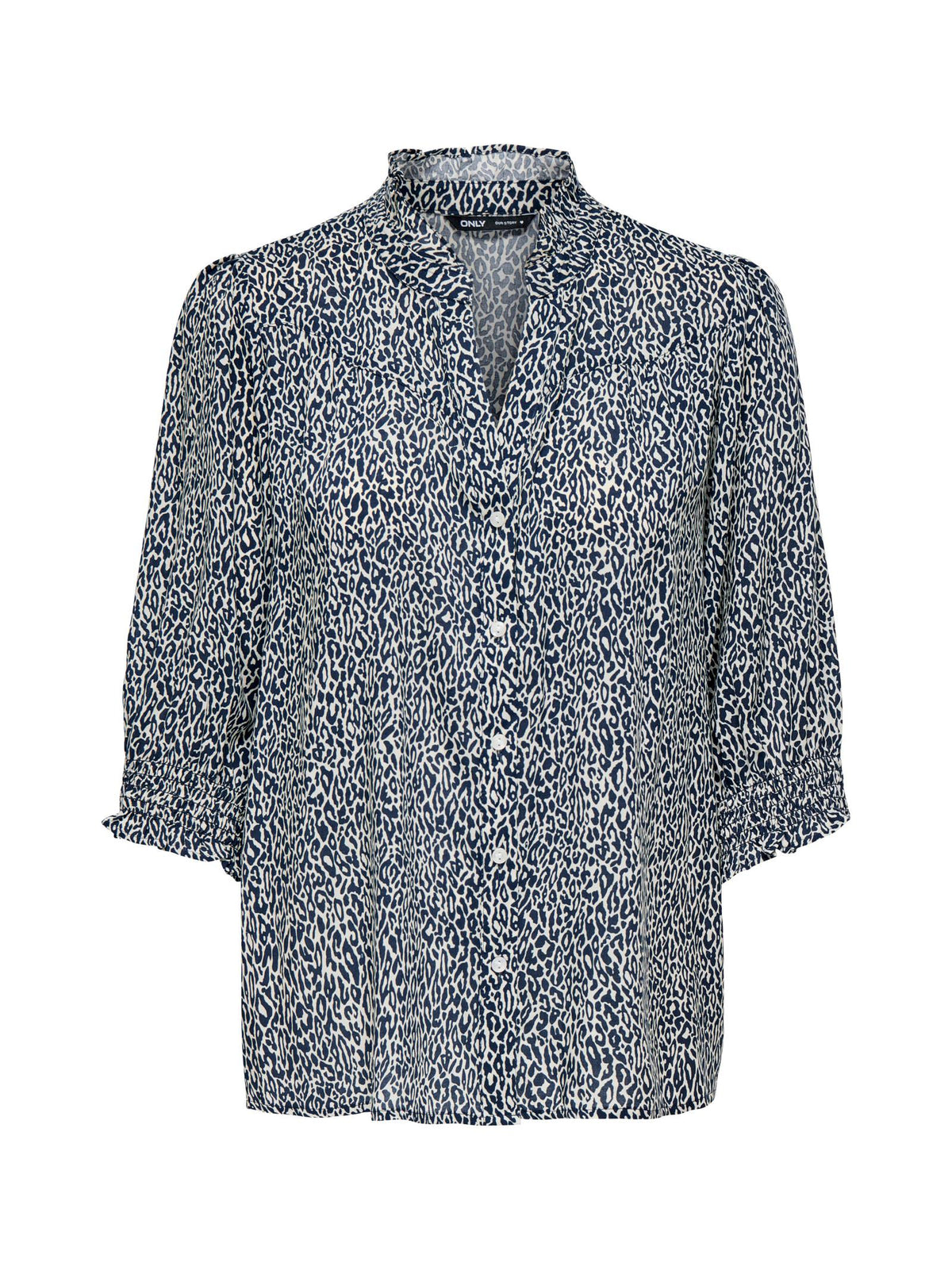 Camicia Only Raya Maculato Blu a manica 3/4 15332997 /Night Sky ONLY 