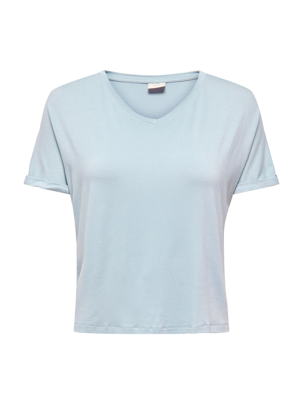 T-shirt JDY Sissy Celeste con scollo a V 15364526 /Cashmere Blue JDY 