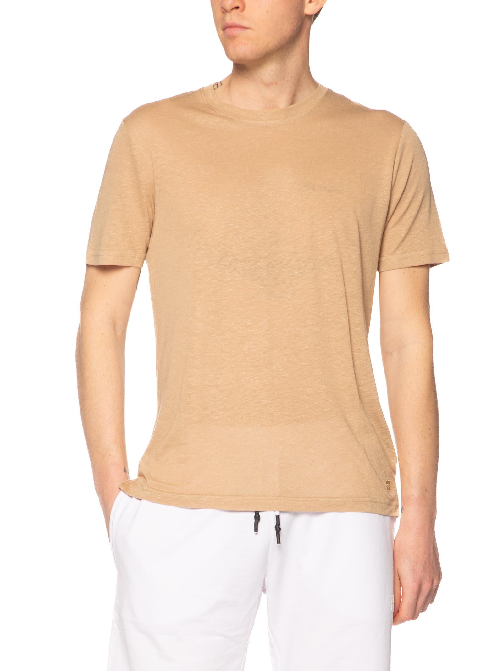 T-shirt Urban Ring Corda in lino manica corta UR1110015 CORDA URBAN RING 