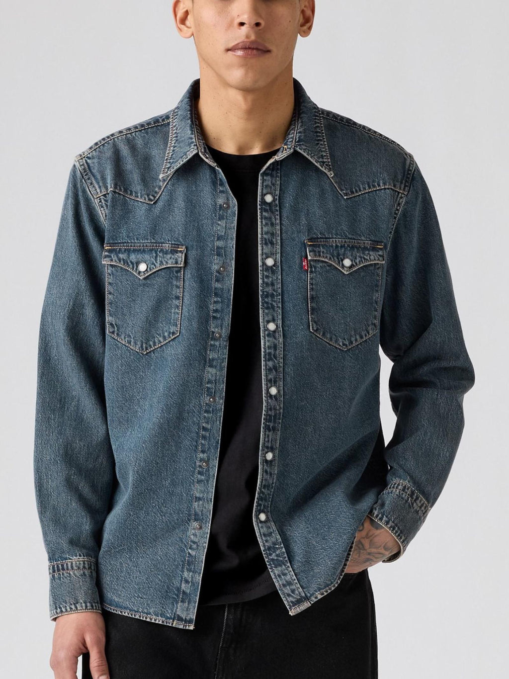 Camicia Levi's® Barstow Medium Blue Denim 8574401 03 LEVI'S® 