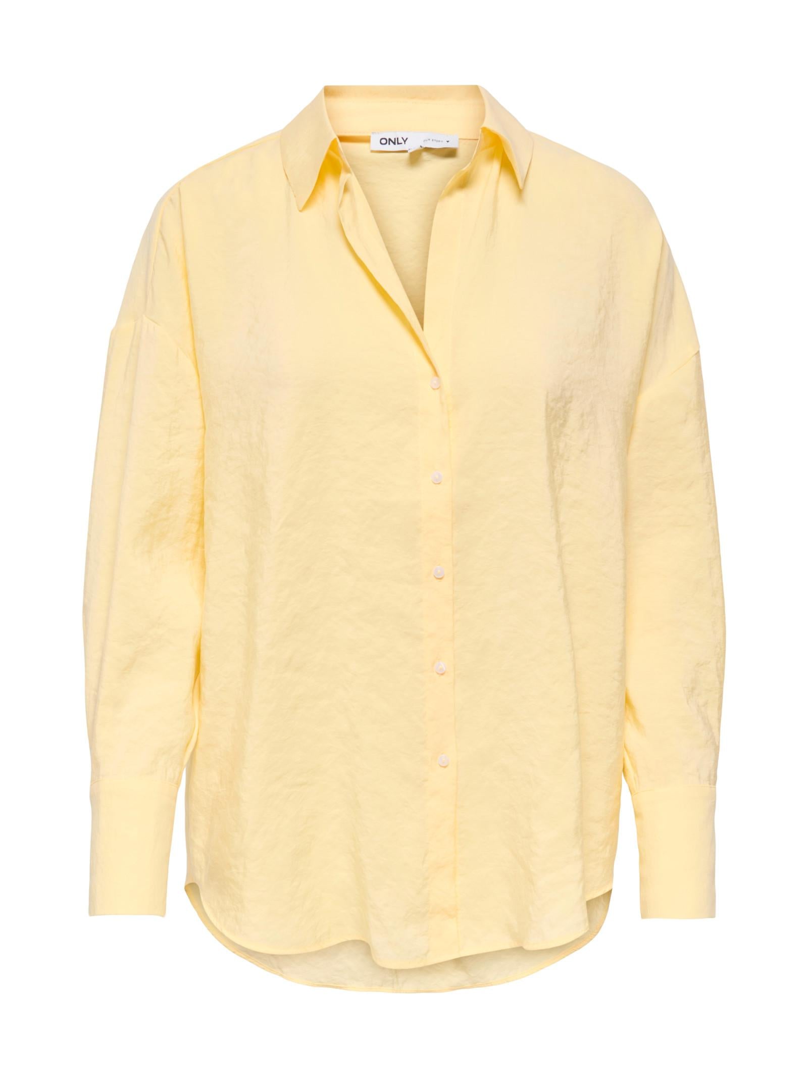 Camicia Only Giallo Zazima in modal 15272523 /Double Cream ONLY 