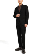 Giacca Jack & Jones Franco Nero monopetto 12199891 /BLACK JACK & JONES 