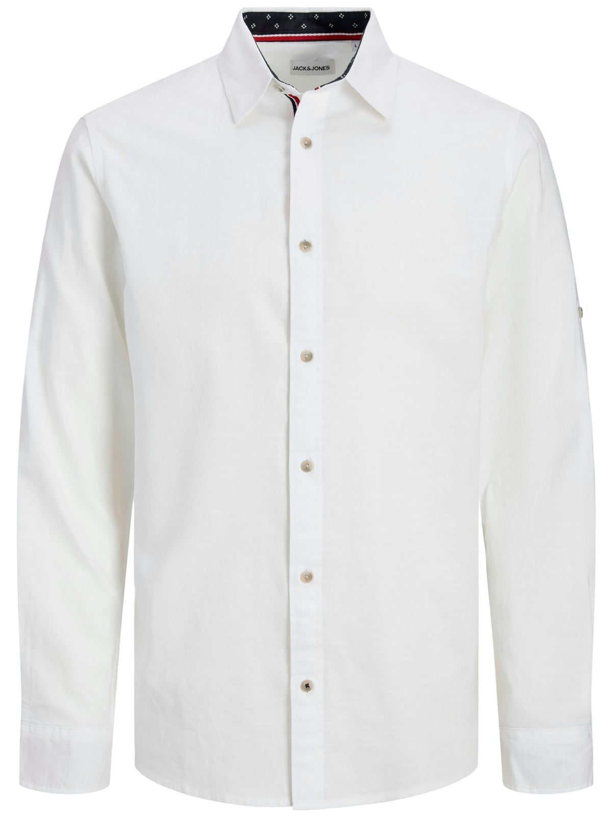 Camicia Jack & Jones Pierre Bianca manica lunga 12270088 /White JACK & JONES 