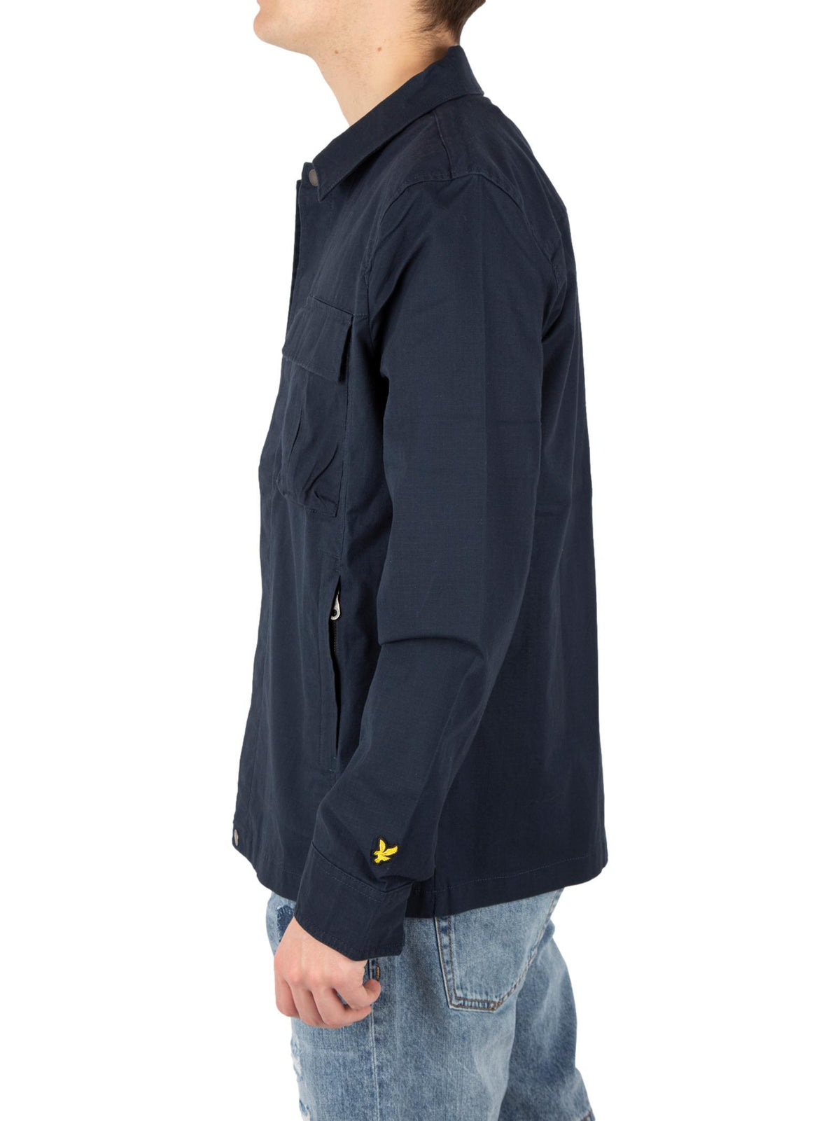 Overshirt Lyle & Scott Ripstop Blu LW2204V DARK NAVY LYLE & SCOTT 