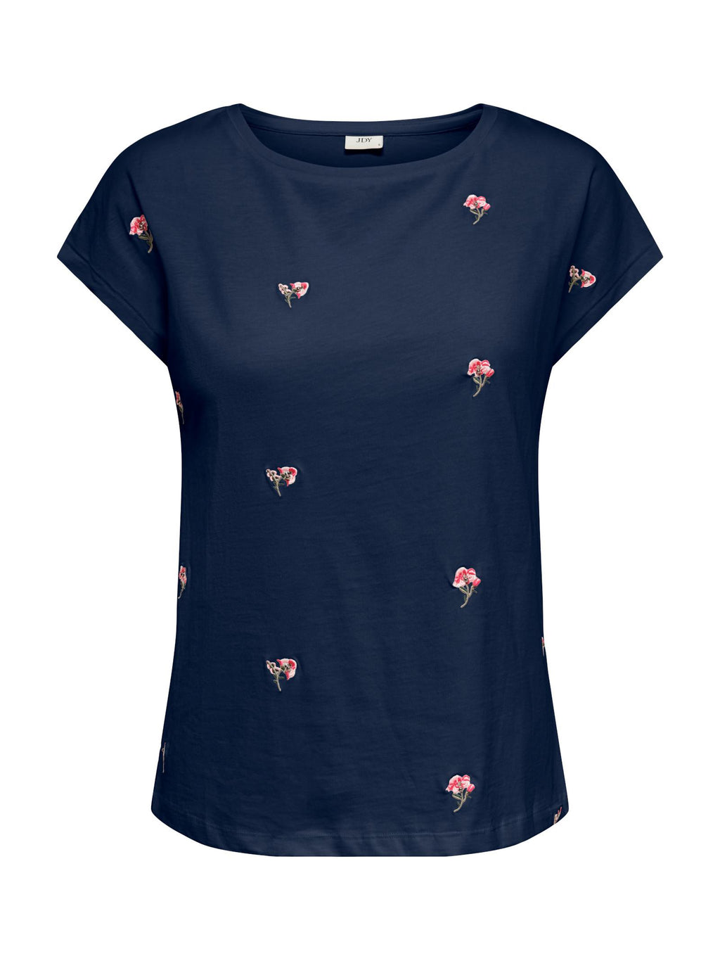 T-shirt JDY Blu Tia con ricami 15369918 /Black Iris JDY 