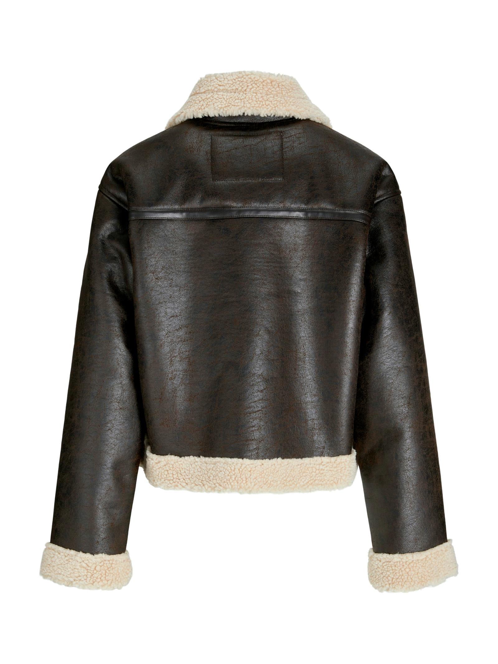 Giubbotto JJXX Vea Marrone montone 12278930 /Bracken JJXX 