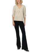 Blusa Jacqueline De Yong Say Beige in lino 15317390 /Oatmeal JDY 