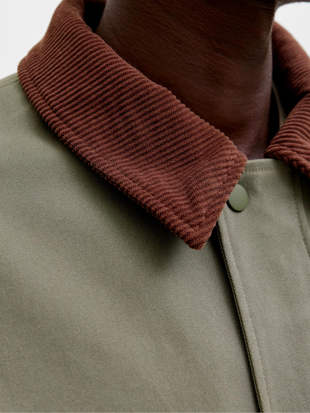 Giacca Jack & Jones Graham Verde con colletto 12288889 /Dusty Olive JACK & JONES 