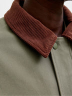 Giacca Jack & Jones Graham Verde con colletto 12288889 /Dusty Olive JACK & JONES 