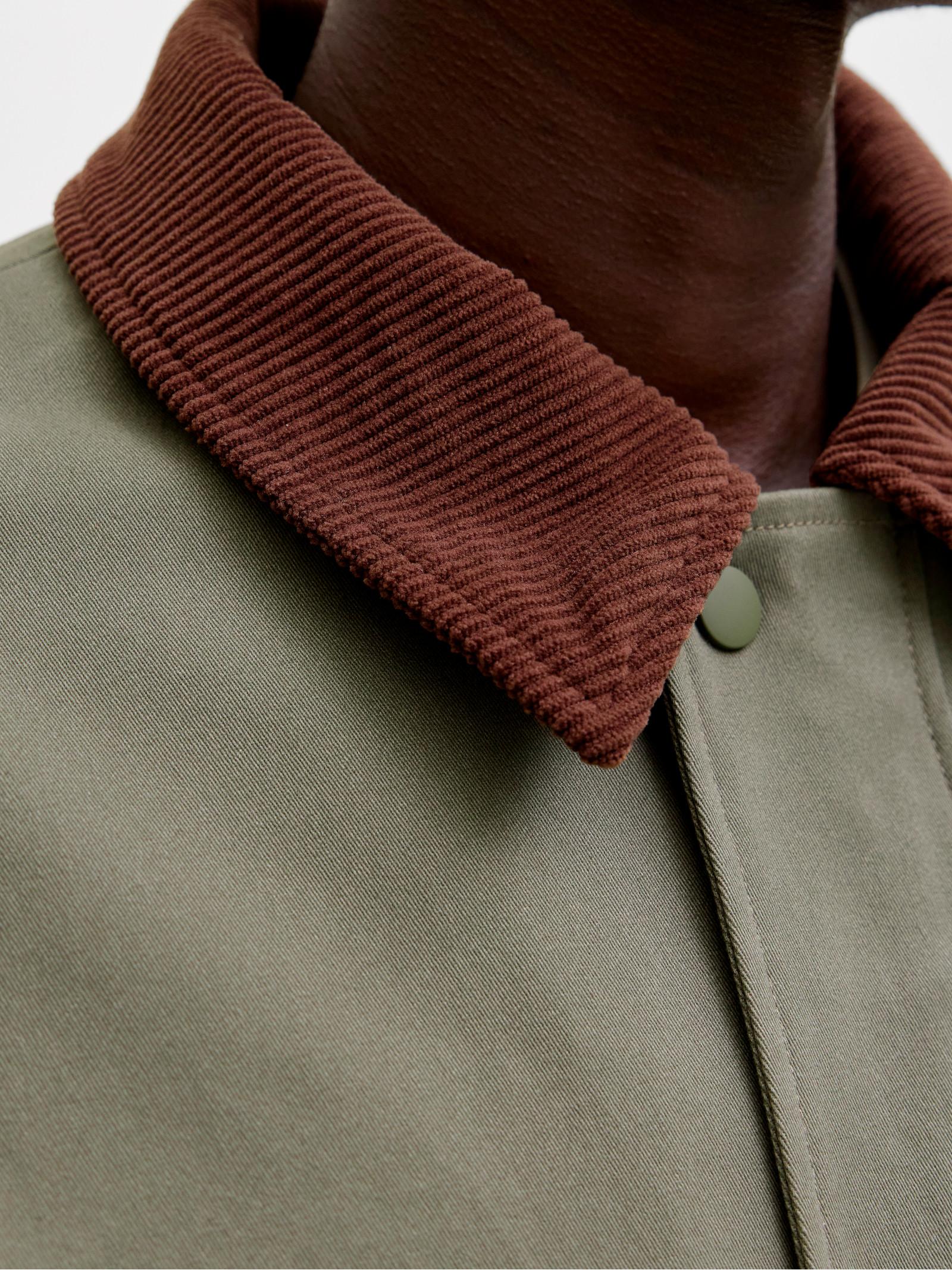 Giacca Jack & Jones Graham Verde con colletto 12288889 /Dusty Olive JACK & JONES 