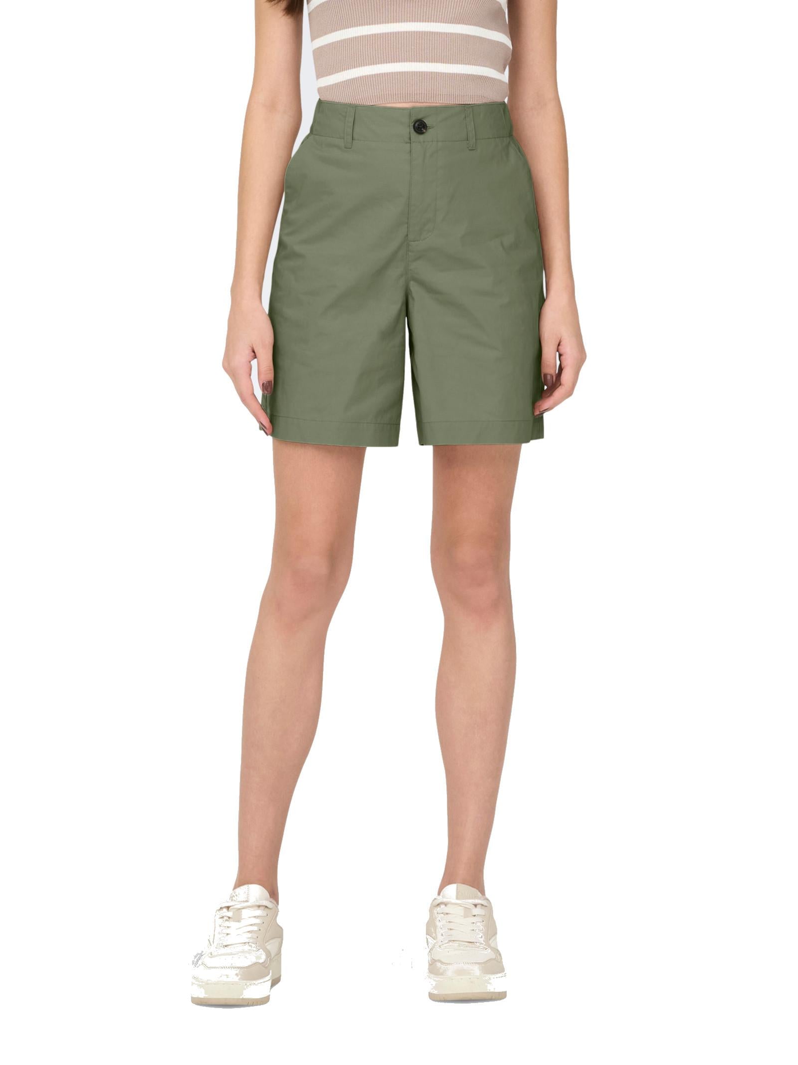 Short Only Zora Verde lungo 15344538 /Oil Green ONLY 