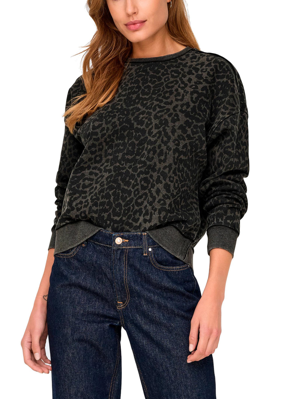 Felpa Only Voice Nero maculata 15348175 /Black ONLY 