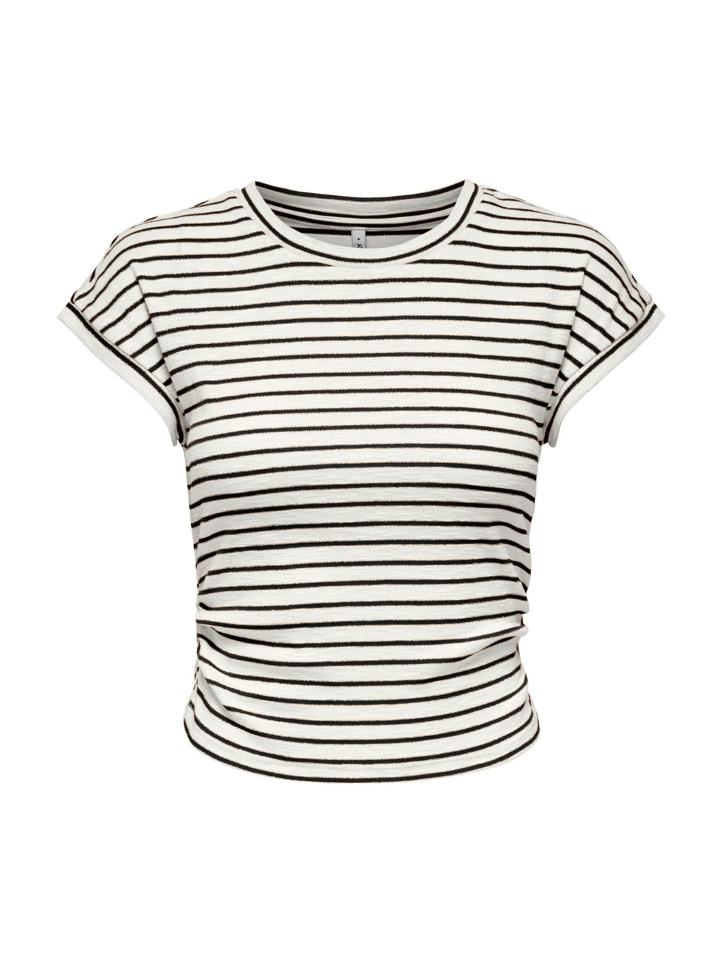 T-shirt Only Nero Bianco a righe 15346596 /Black Cloud Dancer ONLY 