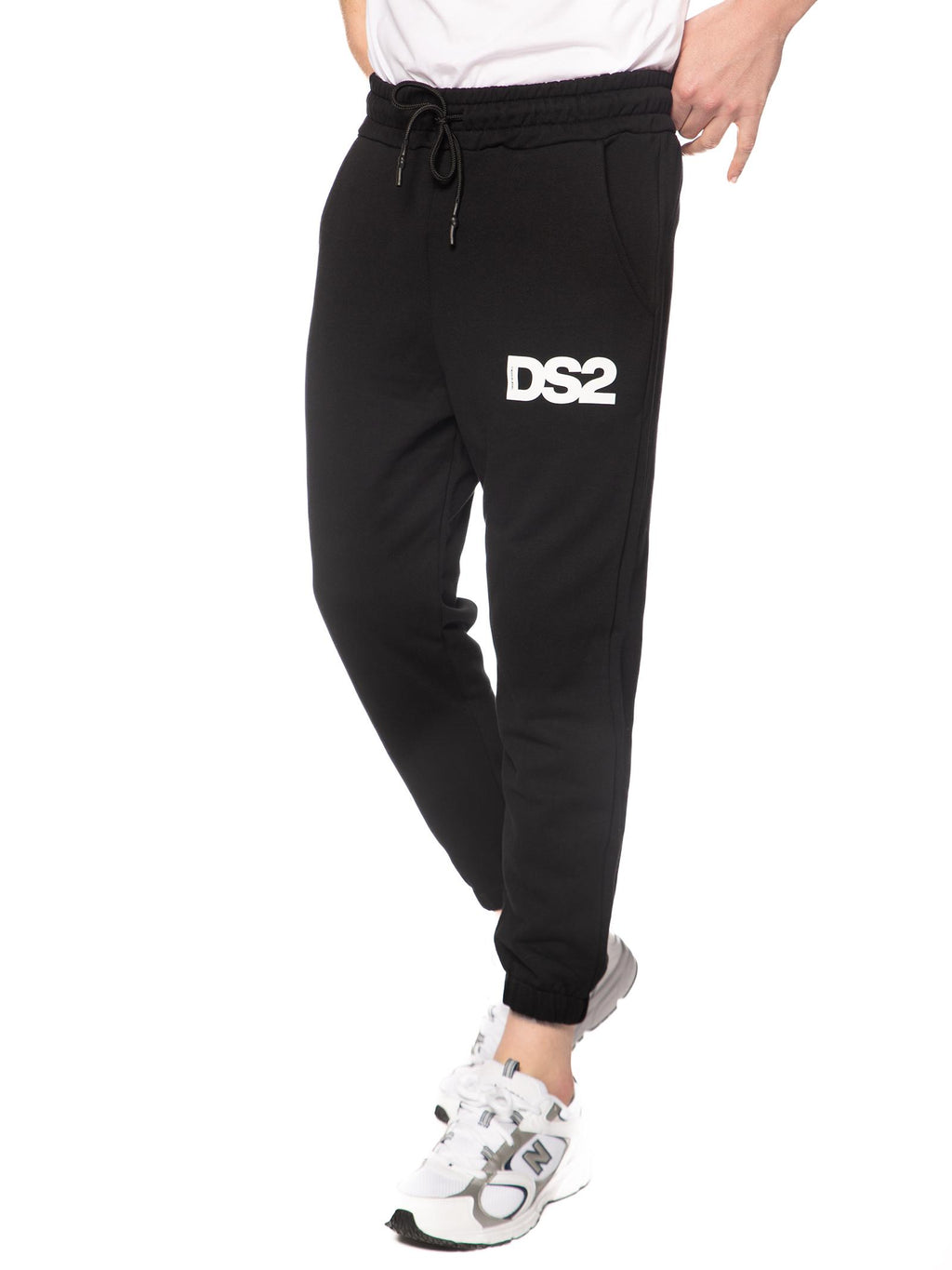 Pantalone DS2 Nero Basic in felpa SS26270 NERO DS2 