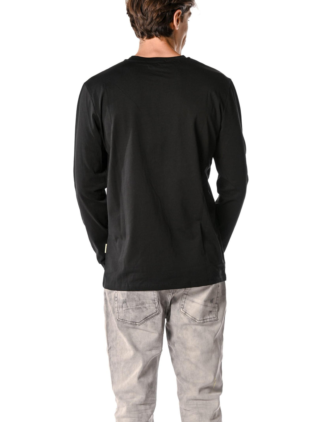 T-shirt Gianni Lupo Nero basic manica lunga GL1080F NERO GIANNI LUPO 