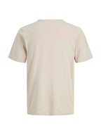 T-shirt Jack & Jones Cleveland Beige basica 12298439 /Moonbeam JACK & JONES 