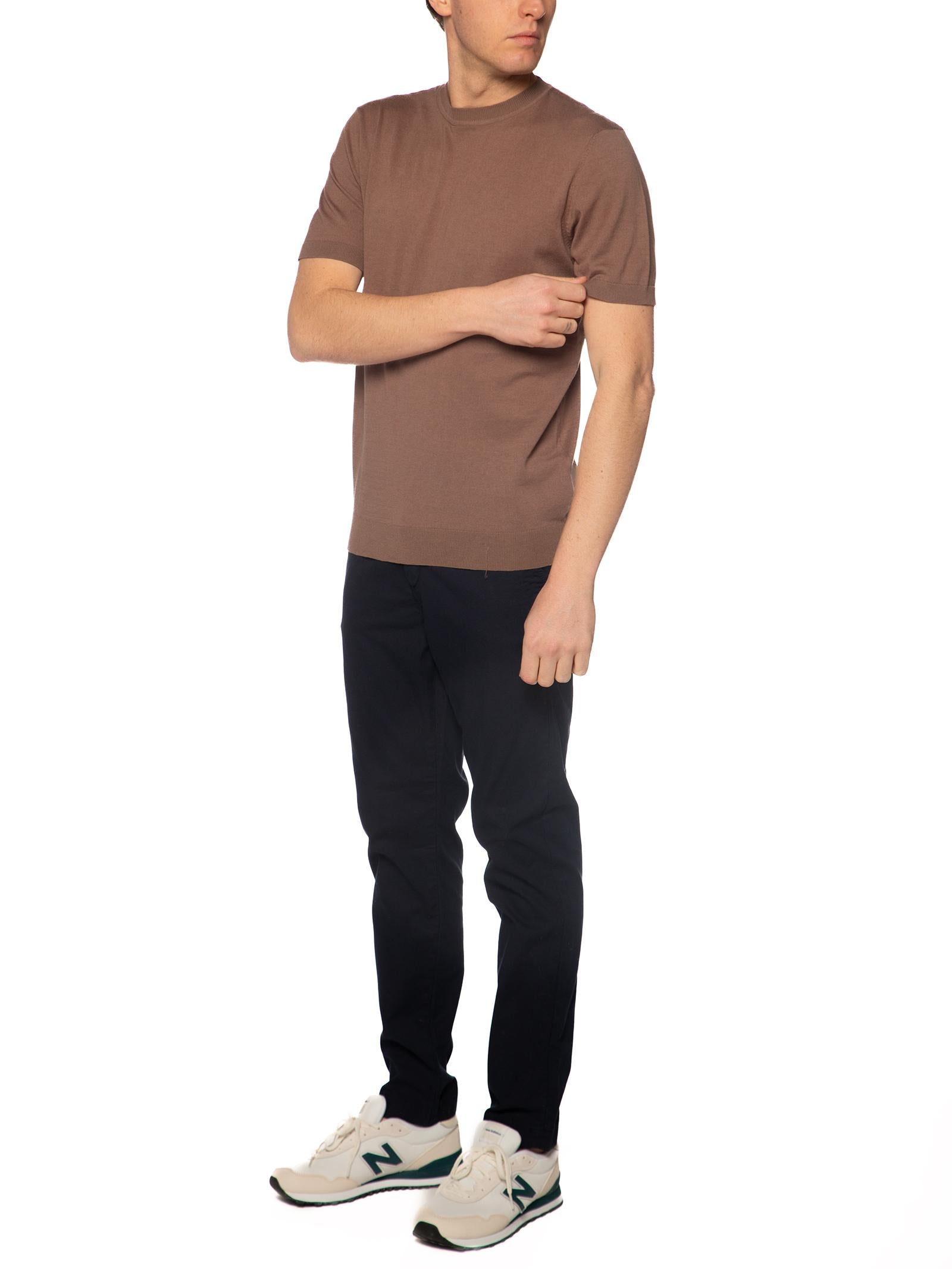 T-shirt Seinse Fango in maglia manica corta ME3186 FANGO SEINSE 