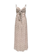 Abito Only Pitone Sadia scollo a V 15344642 /Pastel Parchment ONLY 