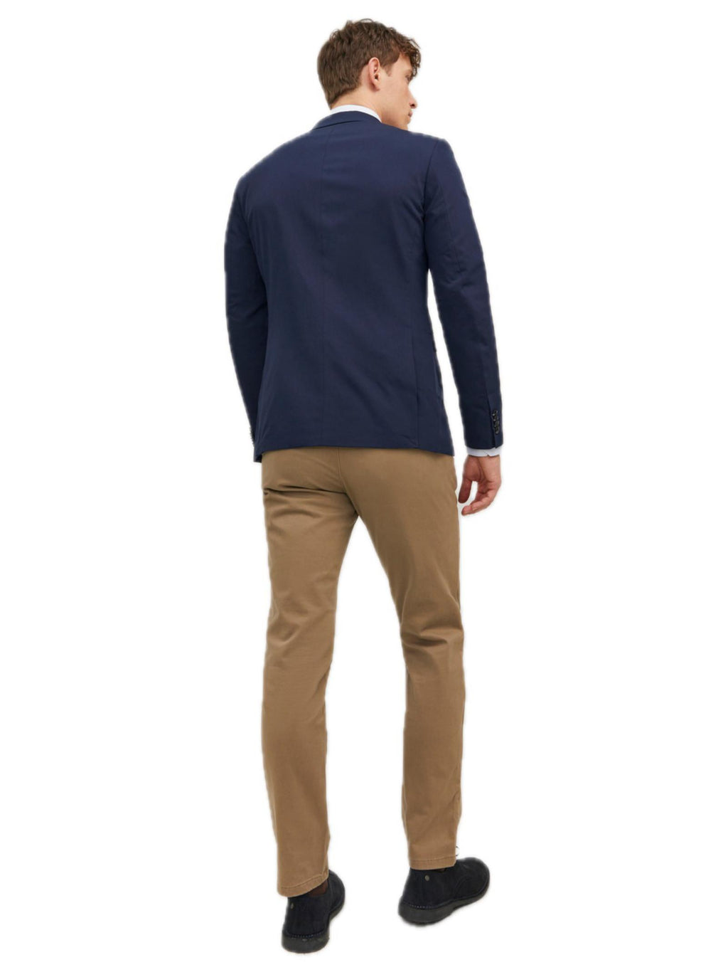 Giacca Jack & Jones Franco Blu monopetto 12199891 /DARK NAVY JACK & JONES 