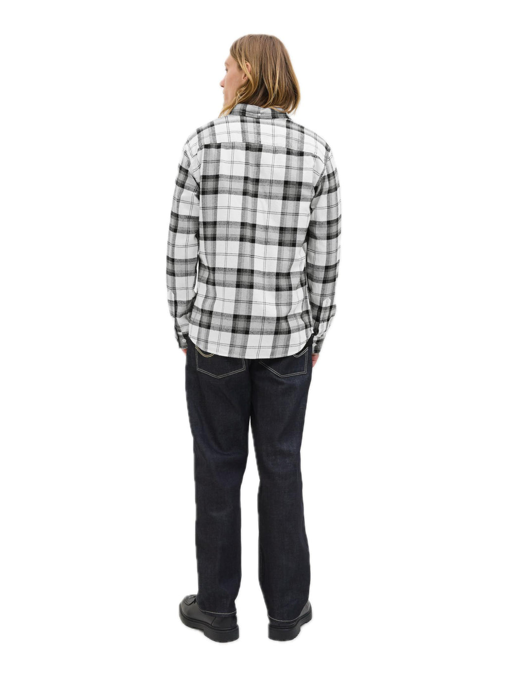 Camicia Jack & Jones Brook Nero fantasia a quadri 12282354 /Black JACK & JONES 