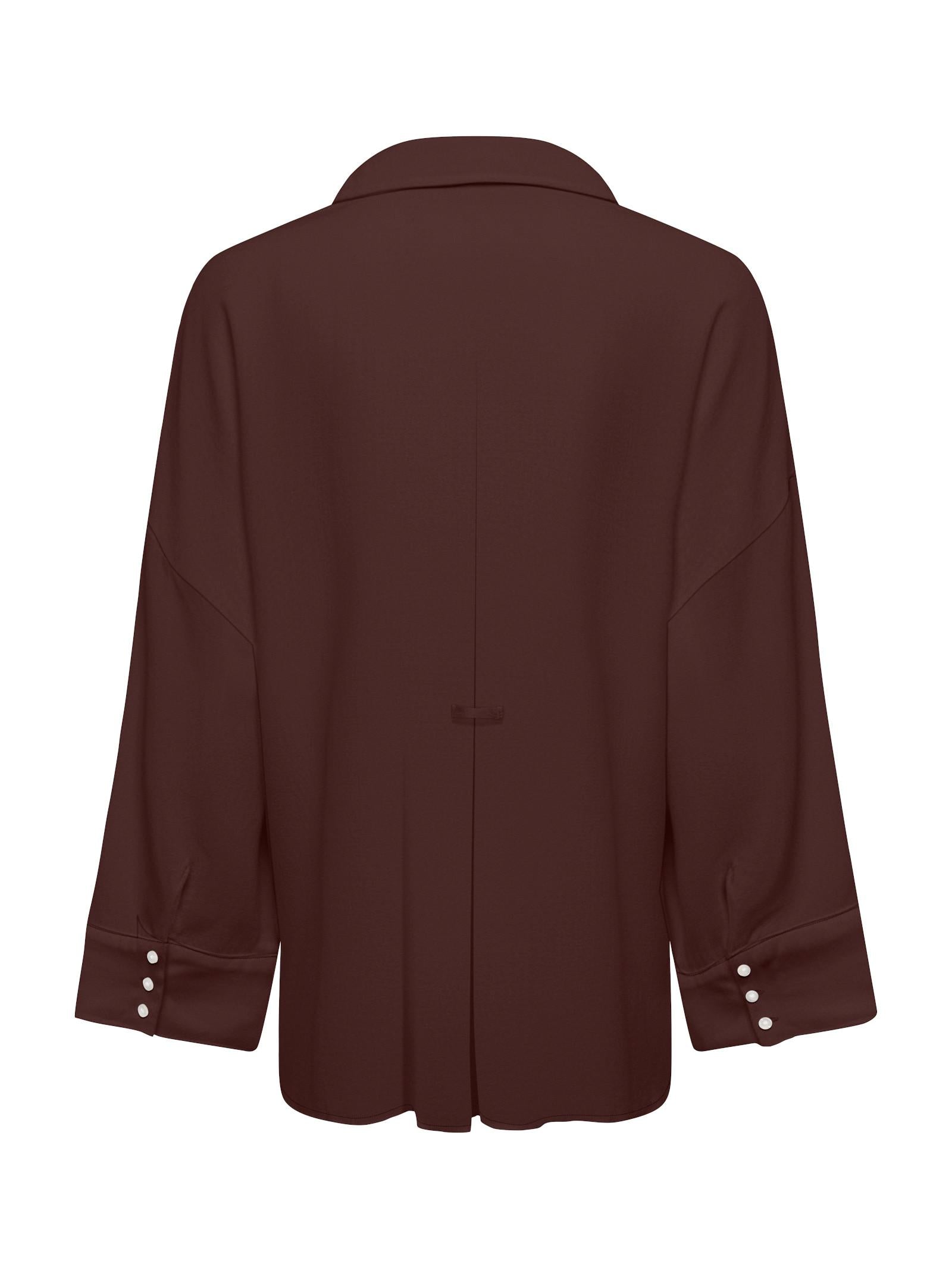 Camicia JDY Marrone Laurel maniche lunghe 15376486 /Coffee Bean JDY 