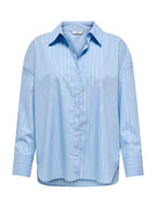 Camicia JDY Mio Celeste a righe 15359455 /Chambray Blue JDY 