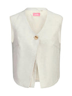 Gilet JJXX Sabbia con bottone 12288343 /Feather Gray JJXX 