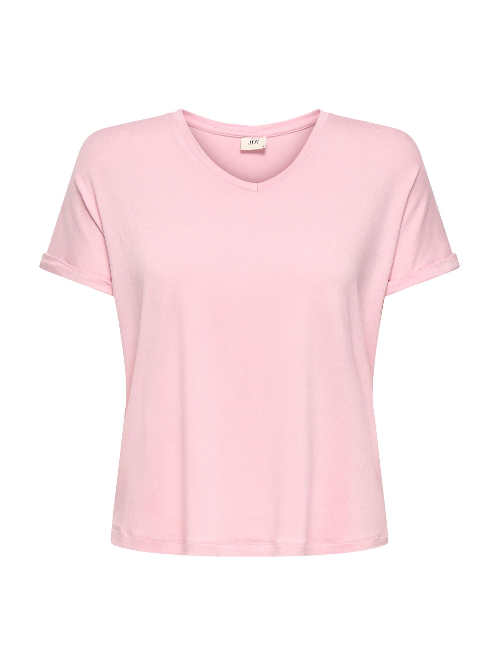 T-shirt JDY Sissy Rosa con scollo a V 15364526 /Fragrant Lilac JDY 