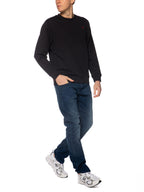 Felpa Replay Blu logo piccolo M3106 970 REPLAY 