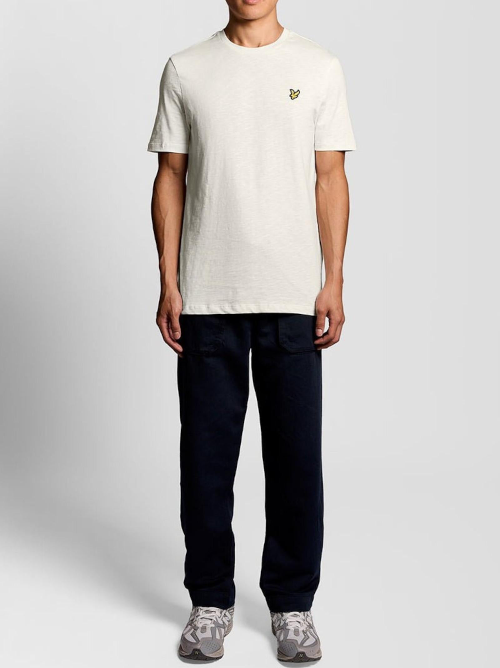 T-shirt Lyle & Scott Bianco Logo fiammata TS2401V ICE CREAM LYLE & SCOTT 