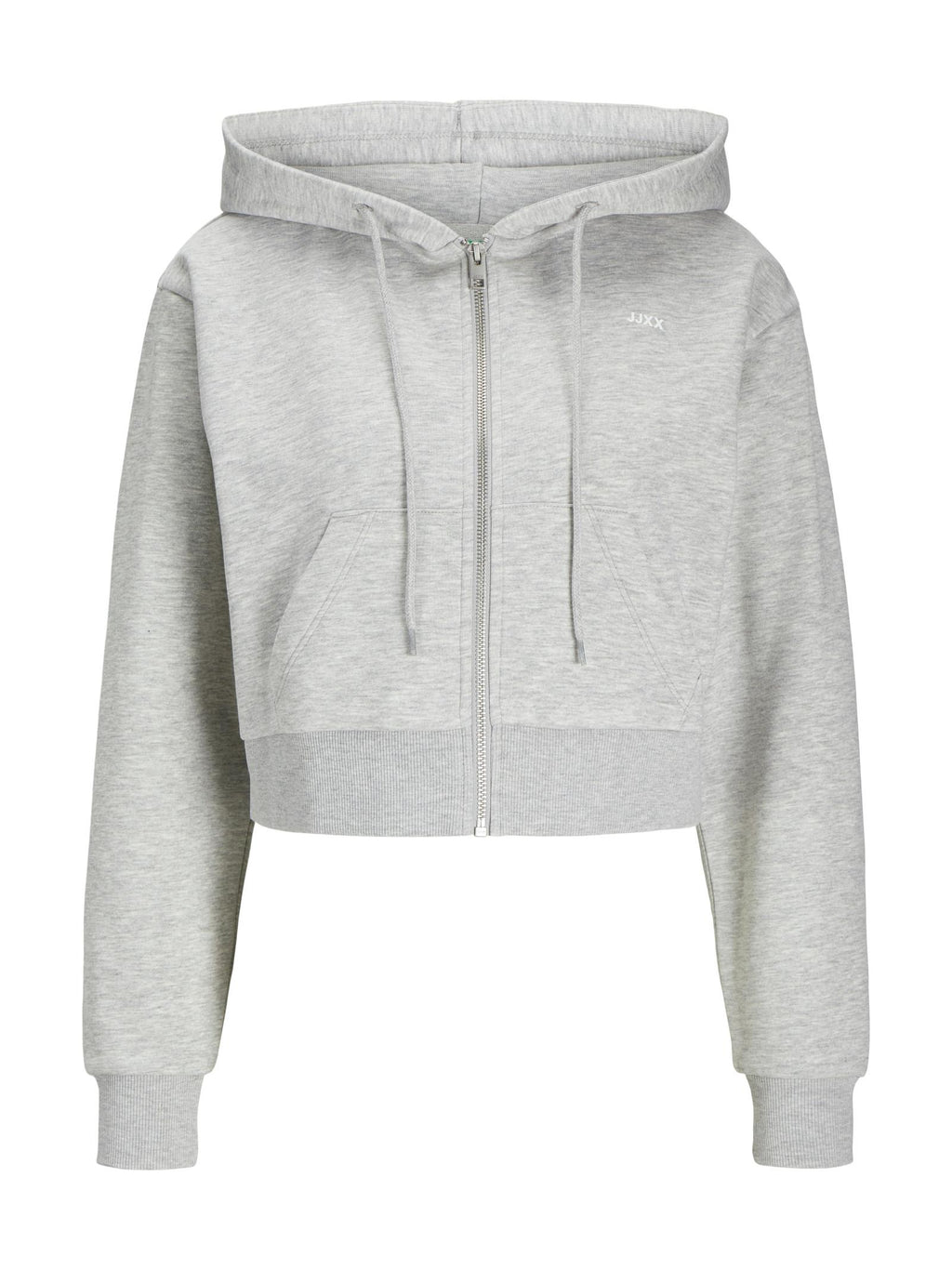 Felpa JJXX Grigio Alfa corta 12258450 /Light Grey Melange JJXX 