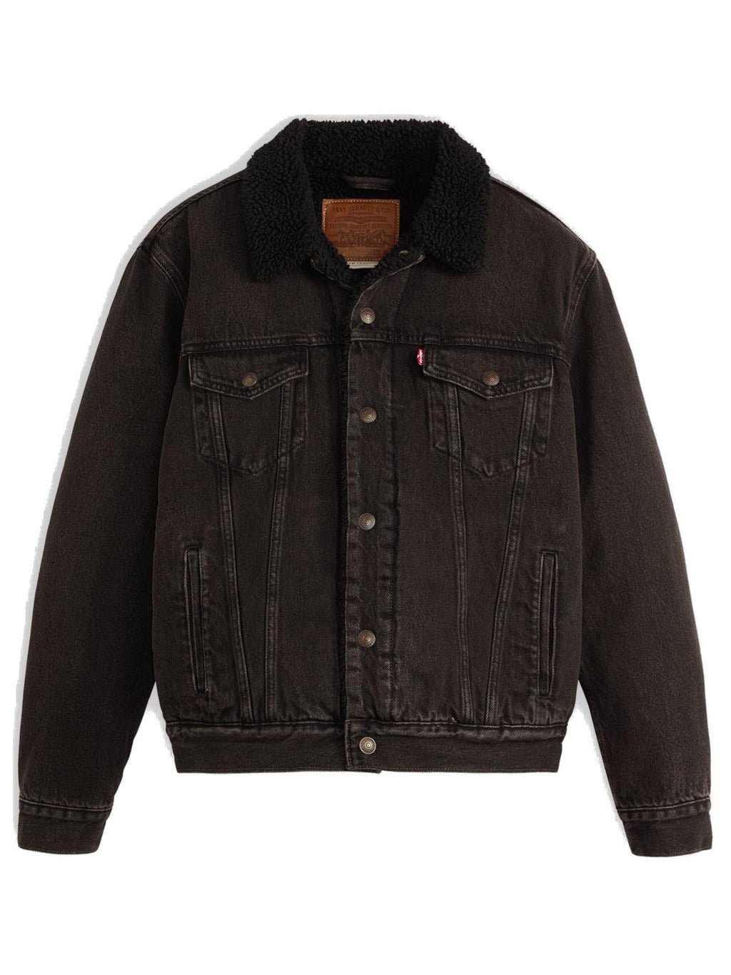 Giubbotto LEVI'S® Trucker Nero  in sherpa 1636502 91 LEVI'S® 