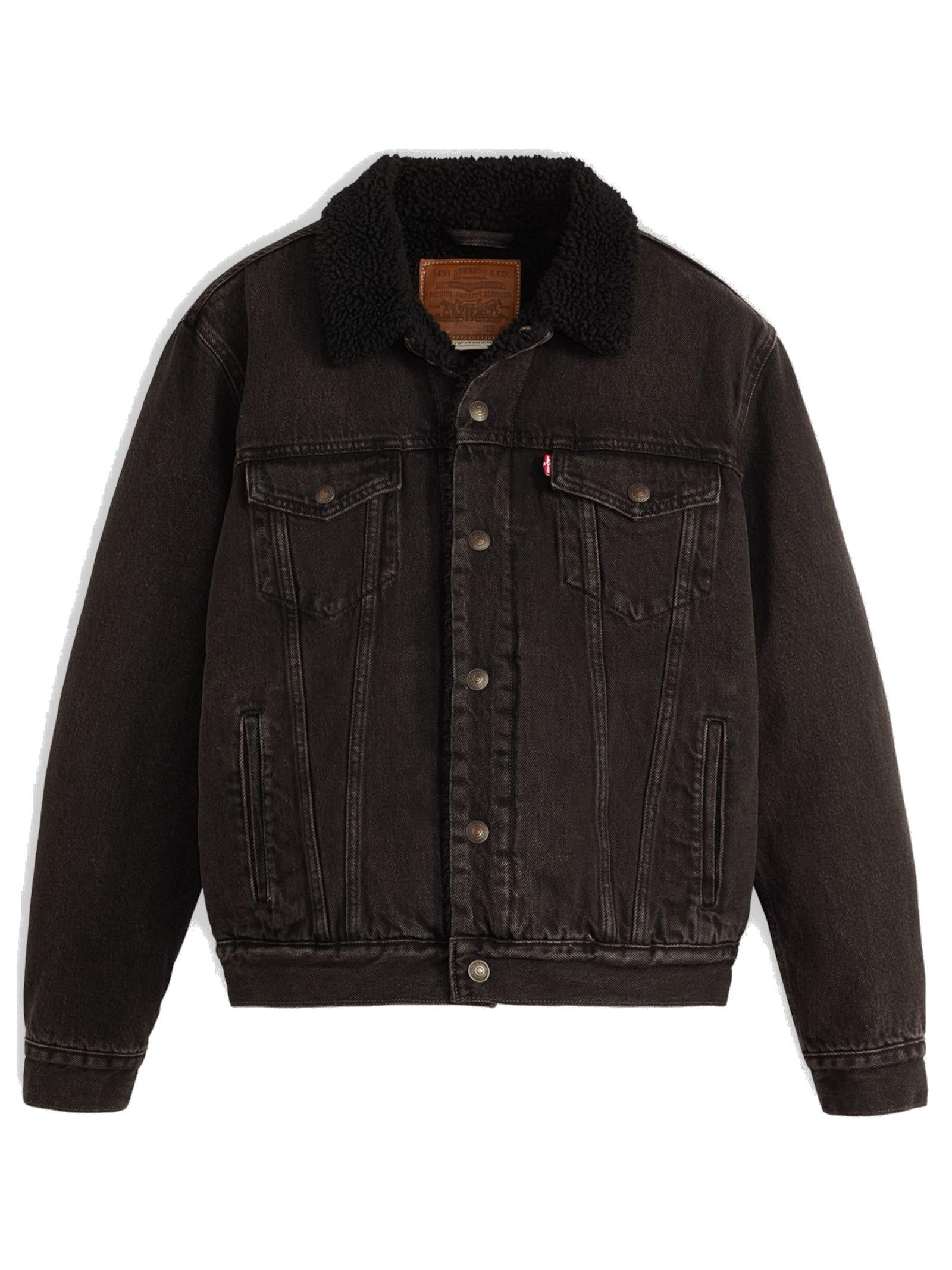 Giubbotto LEVI'S® Trucker Nero  in sherpa 1636502 91 LEVI'S® 