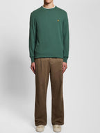Maglia Lyle & Scott Verde girocollo KN2136V EVERGLADE LYLE & SCOTT 