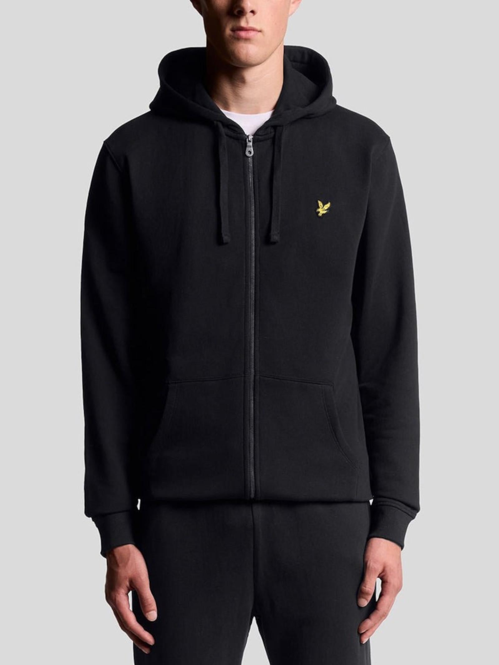 Felpa Lyle & Scott Nero cappuccio e zip ML420VOG JET BLACK LYLE & SCOTT 
