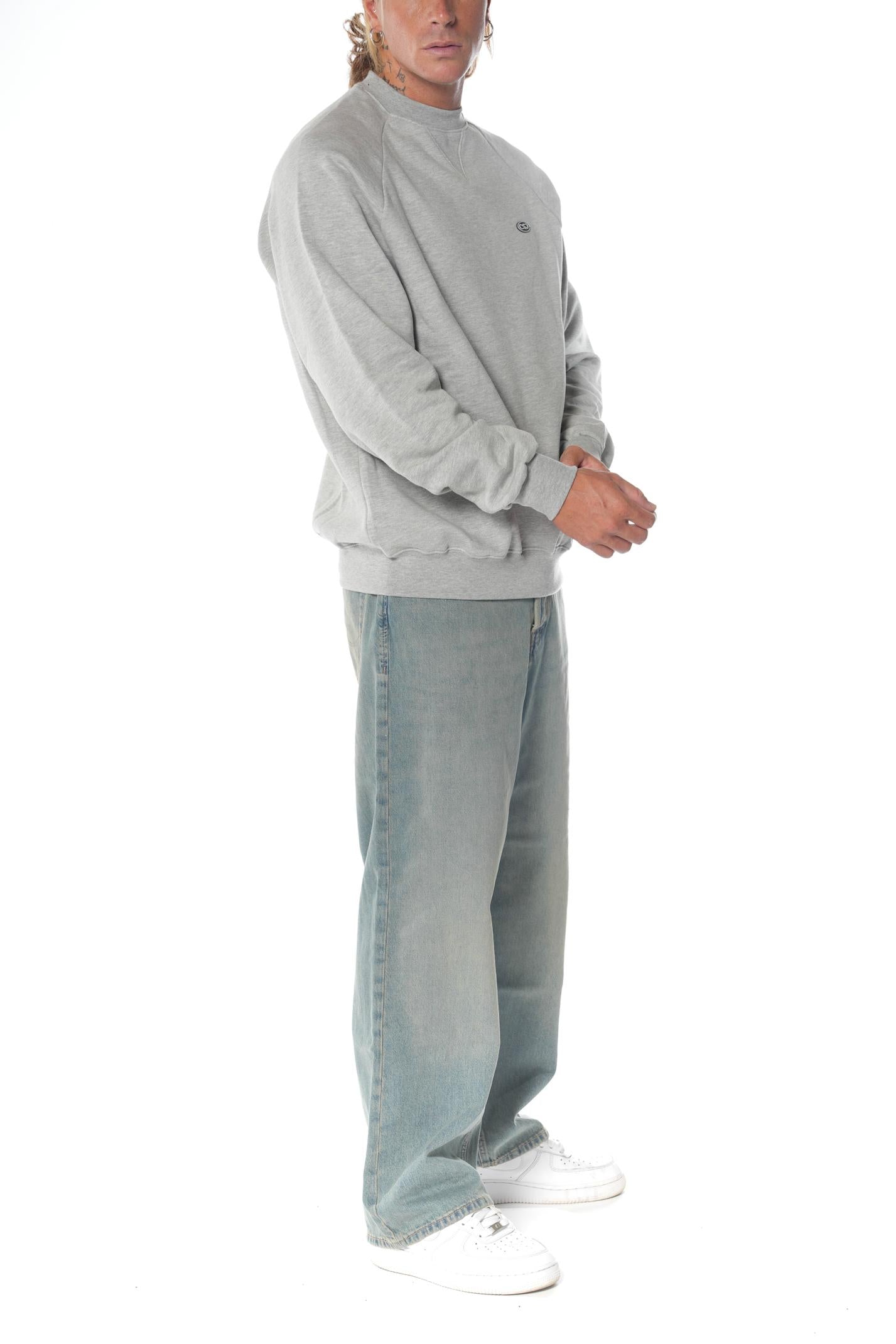 Felpa Propaganda Grigio Logo Atom FE420 GRIGIO PROPAGANDA 