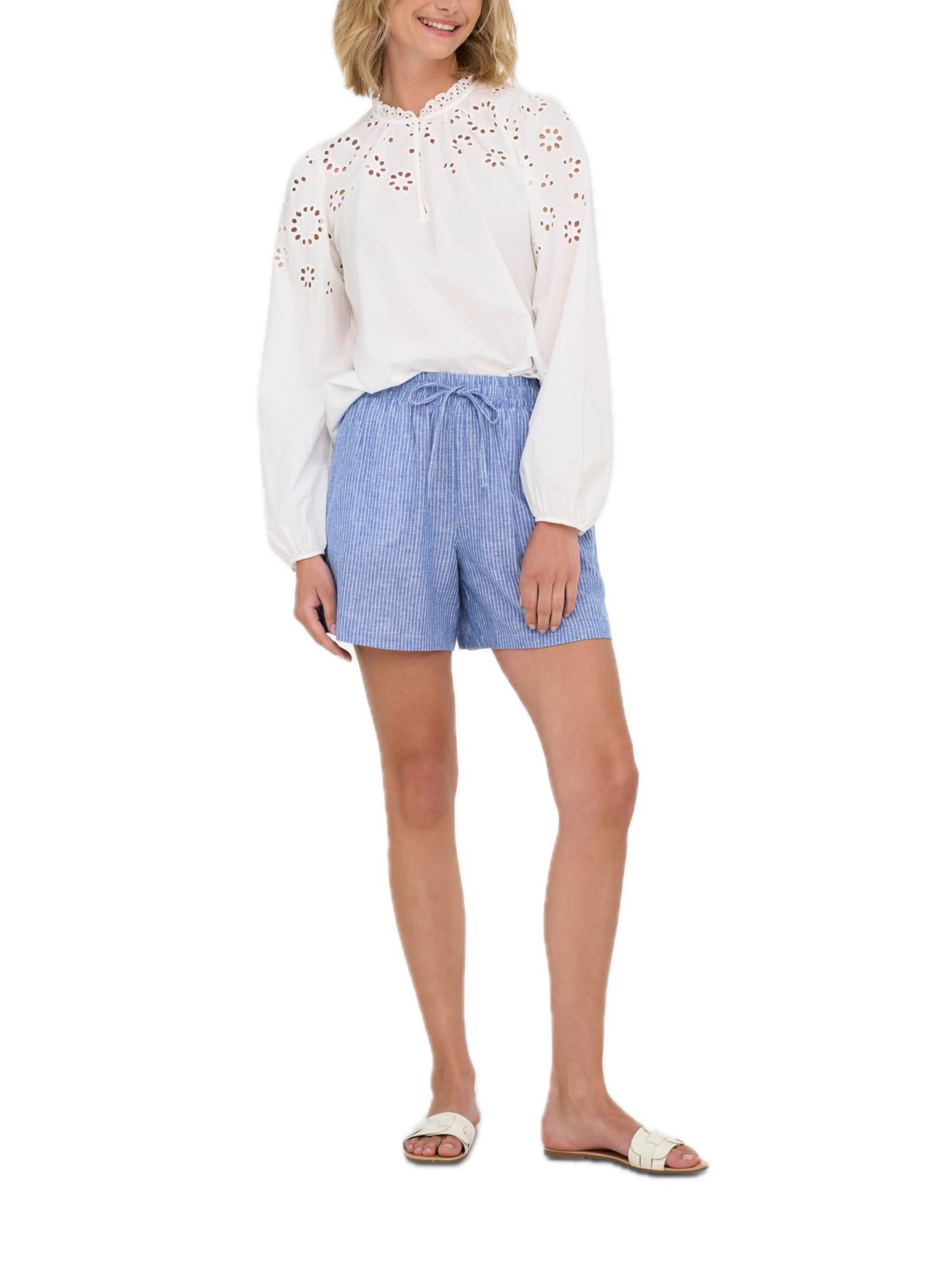 Shorts JDY Mila Bianco blu Loose 15348169 /Star Sapphire JDY 