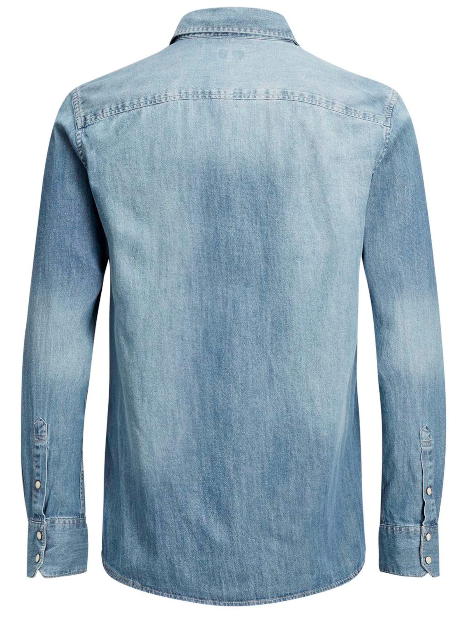 Camicia Jack & Jones Seridan Medium Blue Denim 12138115 /Medium Blue Denim JACK & JONES 