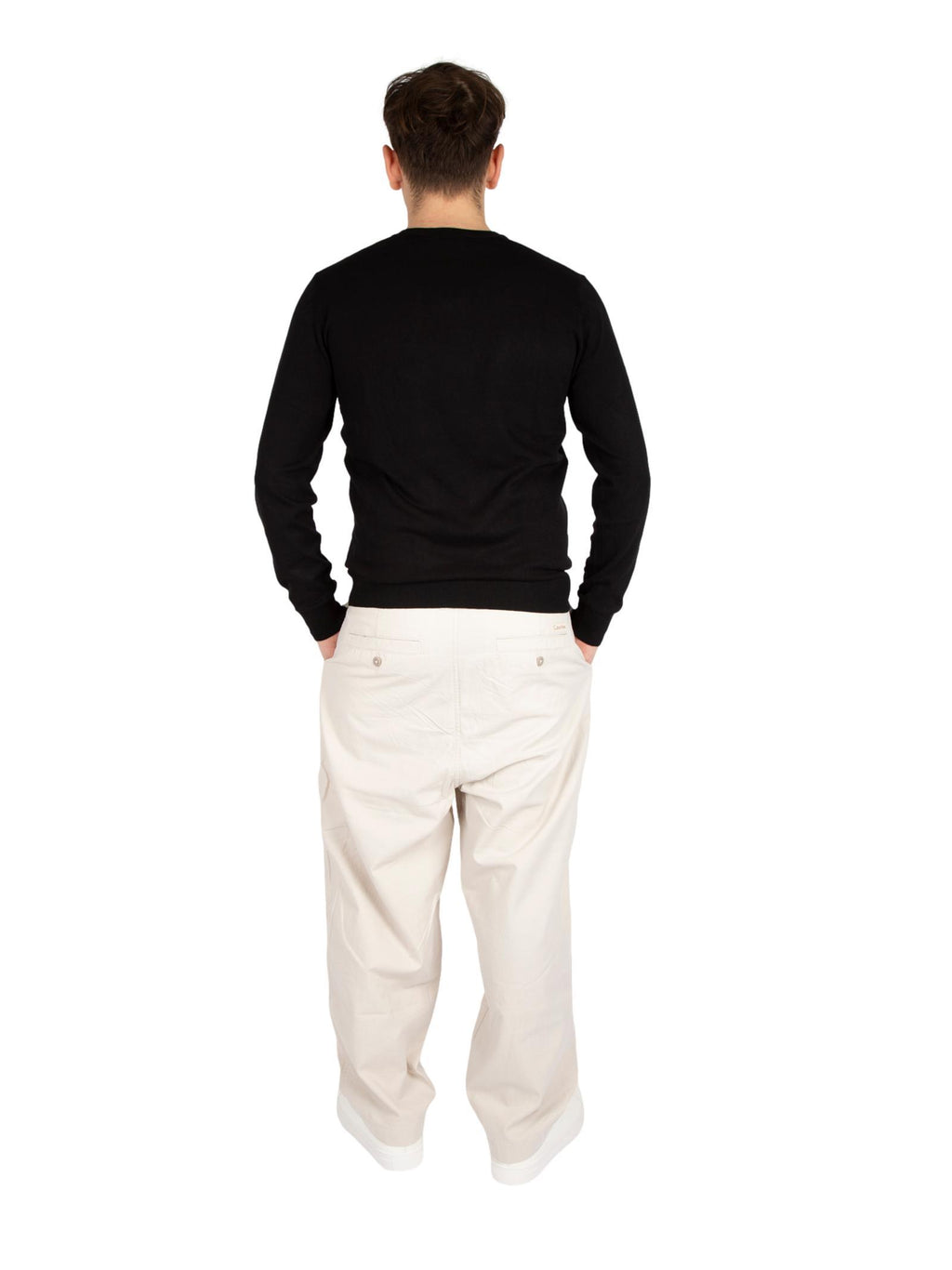 Pantalone Calvin Klein Panna Cropped J326733 PDH CALVIN KLEIN 