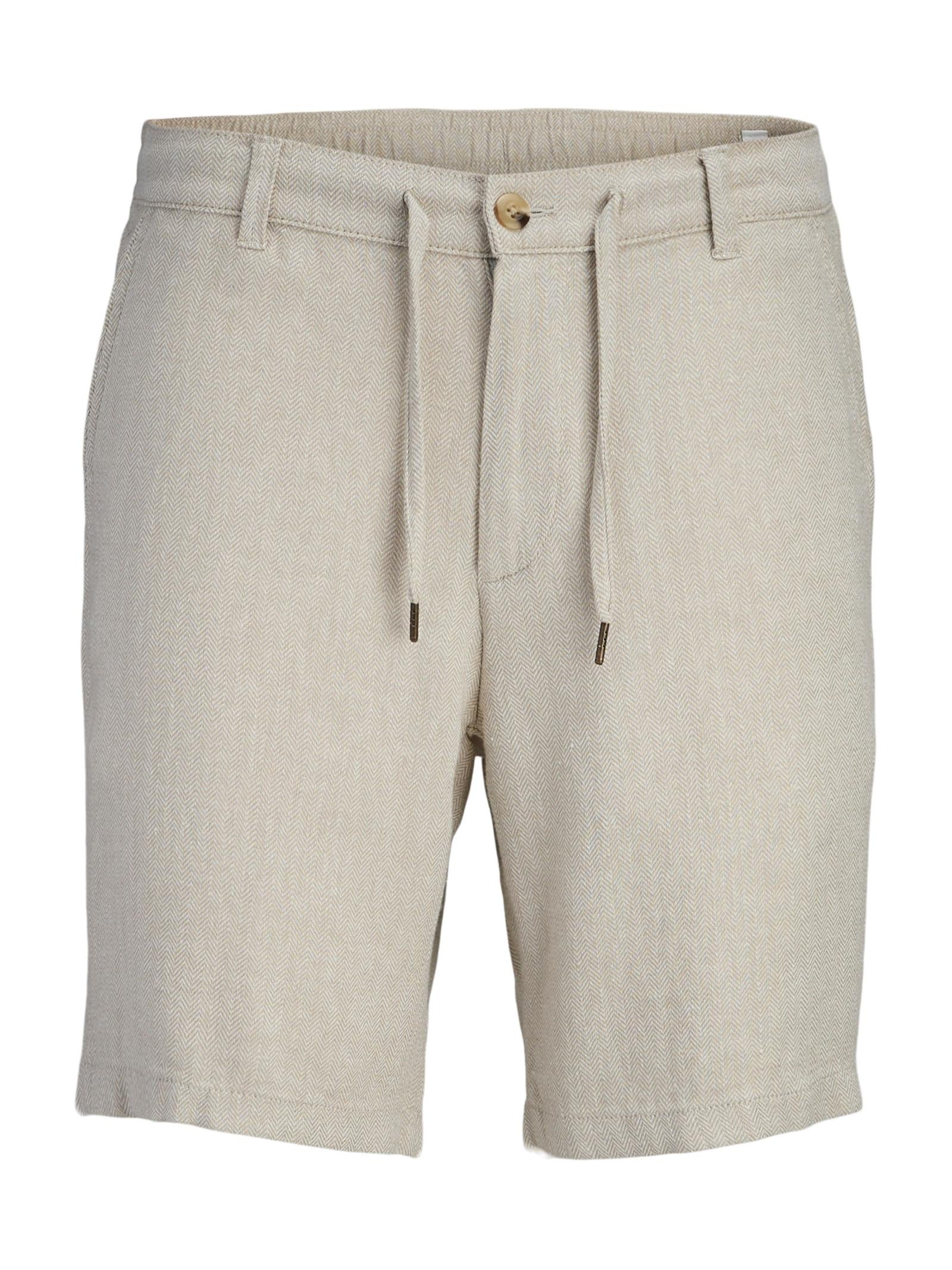 Bermuda Jack & Jones Stace Sabbia in lino 12269376 /Vetiver JACK & JONES 