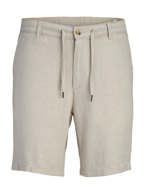 Bermuda Jack & Jones Stace Sabbia in lino 12269376 /Vetiver JACK & JONES 