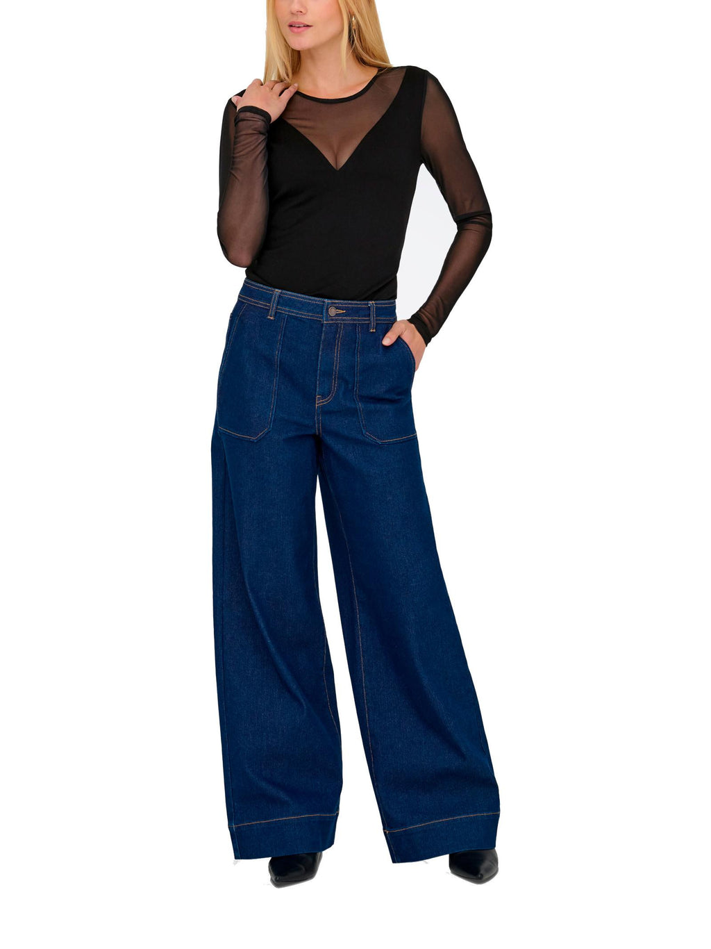 Body Only Becki Nero con mesh 15358436 /Black ONLY 