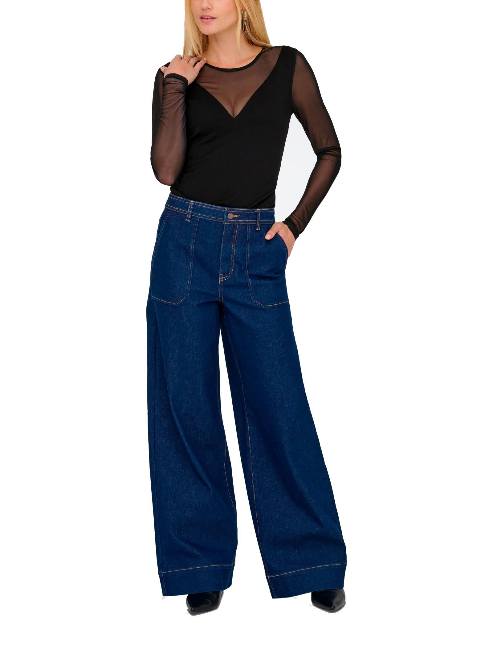 Body Only Becki Nero con mesh 15358436 /Black ONLY 